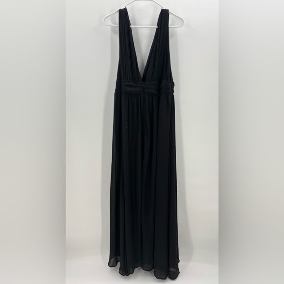 Lulus Heavenly Hues Black Maxi Dress size XLarge NWT - Picture 10 of 16